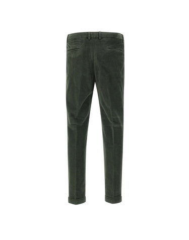 DEVORE Pantalone a costine GREEN Uomo 