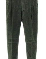 DEVORE Pantalone a costine GREEN Uomo 
