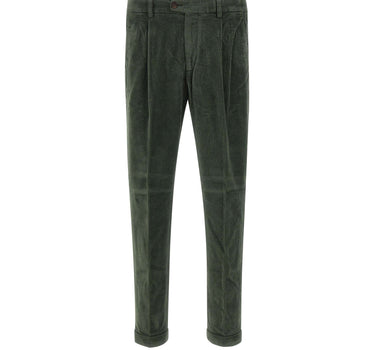 DEVORE Pantalone a costine GREEN Uomo 