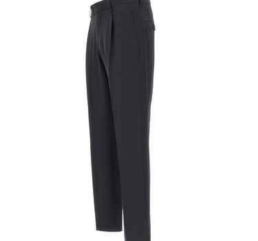 DEVORE Pantaloni in misto lana BLACK Uomo 