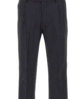 DEVORE Pantaloni in misto lana BLACK Uomo 