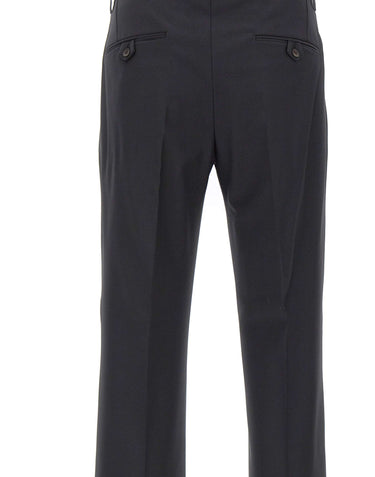 DEVORE Pantaloni in misto lana BLACK Uomo 