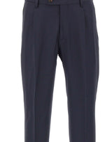 DEVORE Pantaloni in misto lana BLUE Uomo 