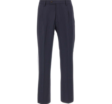 DEVORE Pantaloni in misto lana BLUE Uomo 