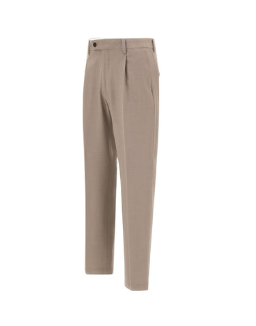 DEVORE Pantaloni in misto lana BEIGE Uomo 