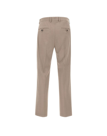 DEVORE Pantaloni in misto lana BEIGE Uomo 