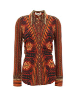 DIANE VON FURSTENBERG Camicia "Lucinda" RED Donna 
