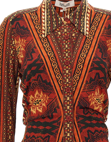 DIANE VON FURSTENBERG Camicia "Lucinda" RED Donna 