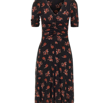DIANE VON FURSTENBERG Abito reversibile "Koren" BLACK Donna 