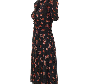 DIANE VON FURSTENBERG Abito reversibile "Koren" BLACK Donna 