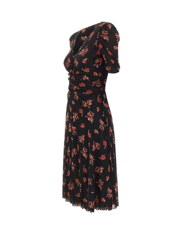 DIANE VON FURSTENBERG Abito reversibile "Koren" BLACK Donna 