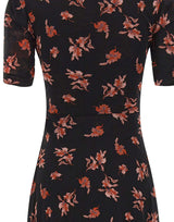 DIANE VON FURSTENBERG Abito reversibile "Koren" BLACK Donna 