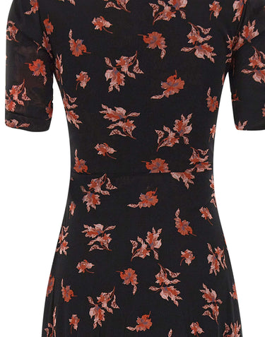 DIANE VON FURSTENBERG Abito reversibile "Koren" BLACK Donna 