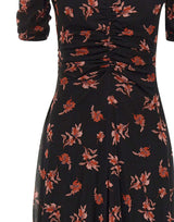 DIANE VON FURSTENBERG Abito reversibile "Koren" BLACK Donna 
