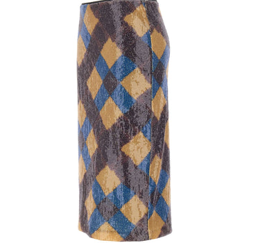 DIANE VON FURSTENBERG Gonna "Bianca" MULTICOLOR Donna 