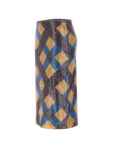 DIANE VON FURSTENBERG Gonna "Bianca" MULTICOLOR Donna 