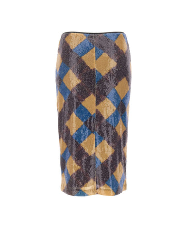 DIANE VON FURSTENBERG Gonna "Bianca" MULTICOLOR Donna 