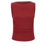 DIANE VON FURSTENBERG Top "Click" RED Donna 
