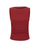 DIANE VON FURSTENBERG Top "Click" RED Donna 