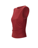 DIANE VON FURSTENBERG Top "Click" RED Donna 