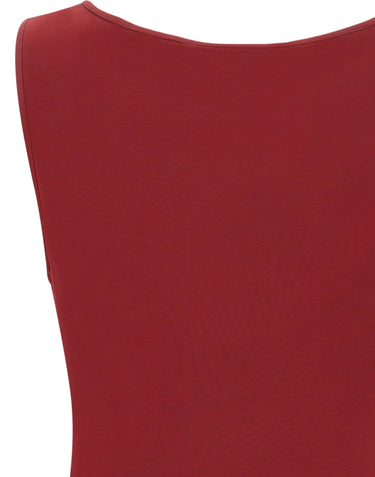 DIANE VON FURSTENBERG Top "Click" RED Donna 