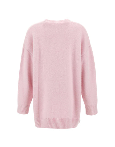 DIESEL Cardigan in lana e alpaca Pink Donna 