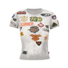 T-shirt con stampa patch all over A24144 0IFBB100A DIESEL 