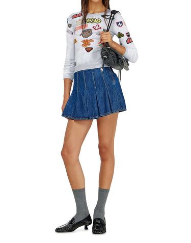 Maglia con stampa patch all over A24146 0IFBB100A DIESEL 