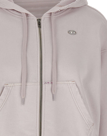 DIESEL Felpa "F-Elycy-Crystals" Pink Donna 