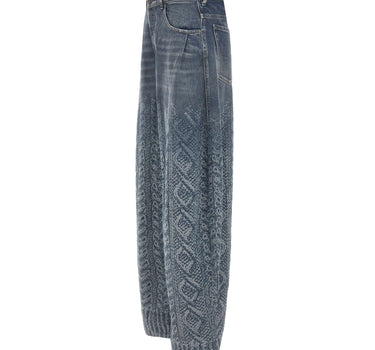 DIESEL Jeans "1987 D-Khelz-S2 L.32" BLUE Donna 