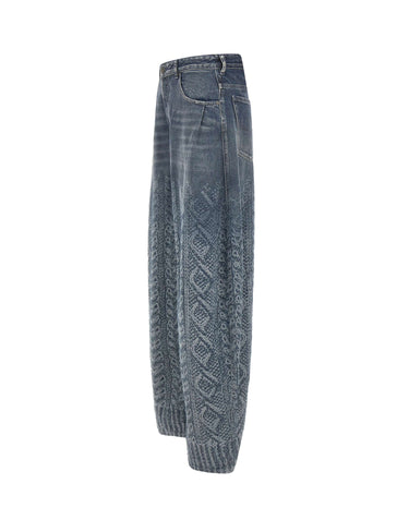 DIESEL Jeans "1987 D-Khelz-S2 L.32" BLUE Donna 