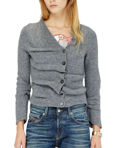 DIESEL Cardigan "M-Ava" GREY Donna 