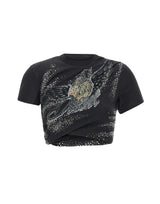 DIESEL T-shirt "T-Wincy" BLACK Donna 