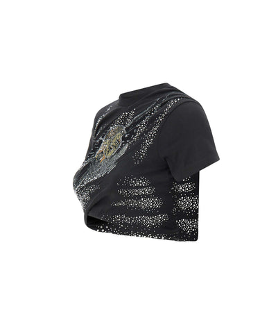 DIESEL T-shirt "T-Wincy" BLACK Donna 