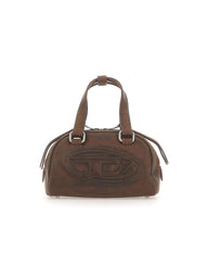 DIESEL Borsa a mano "1DR Dome Soft" BROWN Donna 