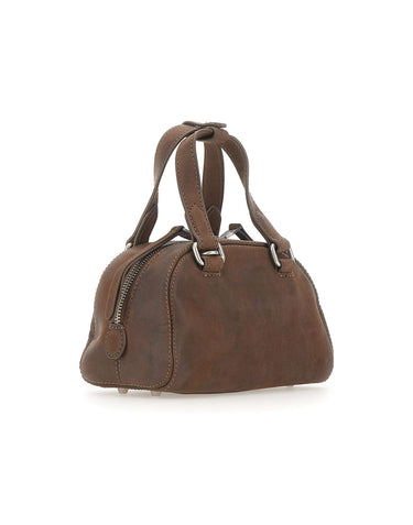 DIESEL Borsa a mano "1DR Dome Soft" BROWN Donna 