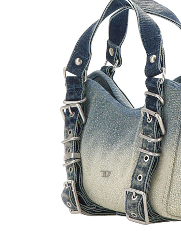 DIESEL Borsa a mano "D-One" Light Blue Donna 