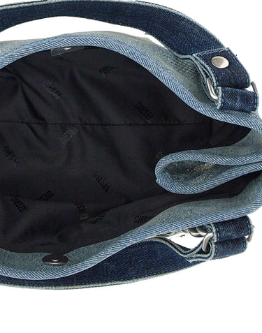 DIESEL Borsa a mano "D-One" Light Blue Donna 
