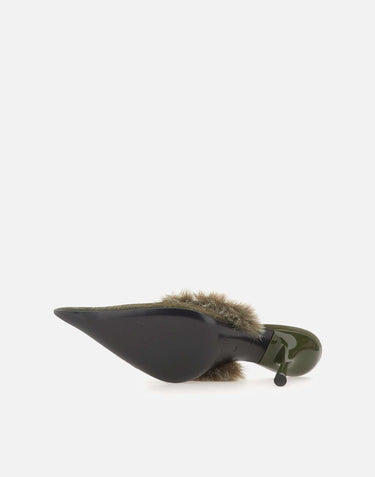 DIESEL Mules "D-Ten&Half" GREEN Donna 