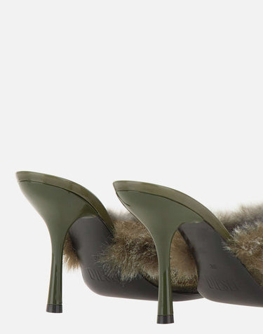 DIESEL Mules "D-Ten&Half" GREEN Donna 