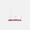 DIESEL X TINDER Reggiseno "PR-Oriba-D-Core" WHITE Donna 