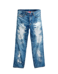 DIESEL X TINDER Jeans "PR-2024 D-Macs L.32" BLUE Uomo 