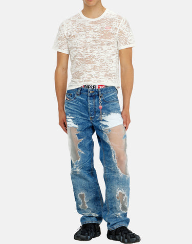 DIESEL X TINDER Jeans "PR-2024 D-Macs L.32" BLUE Uomo 