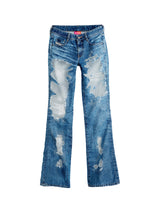 DIESEL X TINDER Jeans "PR-1969 D-Ebbey L.32" BLUE Donna 
