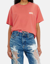 DIESEL X TINDER T-shirt "PR-T-Norm-Chitind-R" RED Unisex 