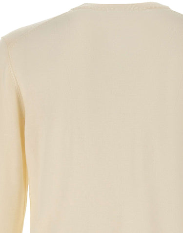 DIKTAT Maglia in lana merinos extrafina WHITE Uomo 
