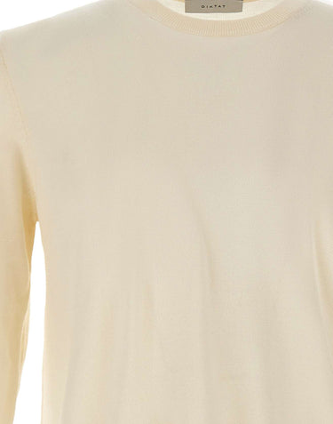 DIKTAT Maglia in lana merinos extrafina WHITE Uomo 