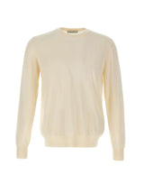 DIKTAT Maglia in lana merinos extrafina WHITE Uomo 