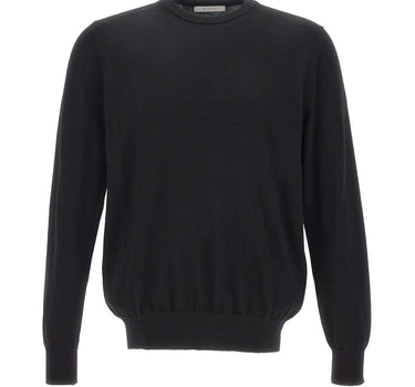 DIKTAT Maglia in lana merinos extrafina BLACK Uomo 