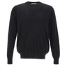 DIKTAT Maglia in lana merinos extrafina BLACK Uomo 